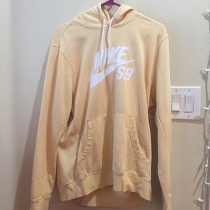 Nike SB Yellow Long Hoodie Sweatshirt